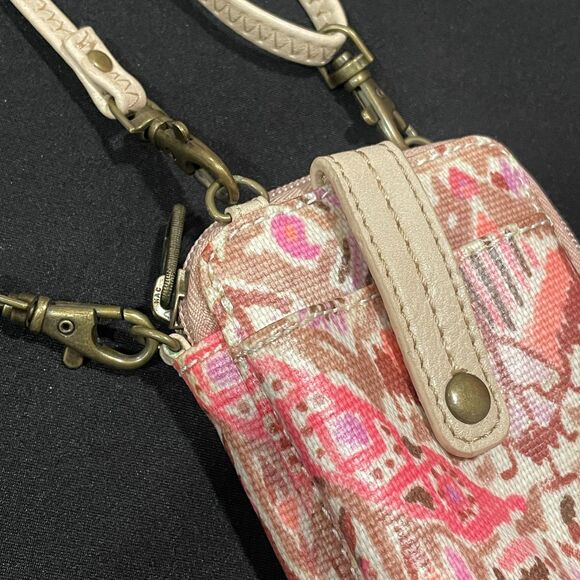 ~ New: Sakroots Crossbody Purse Salinas Smartphone Wallet Zip Pocket Bag, No Tag - Picture 9 of 15